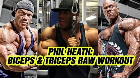 Phil Heath Biceps & Triceps Raw Workout – Fitness .